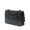 Chanel CC Herringbone Quilted Pleats