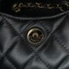 Chanel CC Lambskin Card Holder On Chain