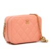 Chanel CC Quilted Lambskin Pearl Embossed