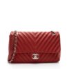 Chanel Chevron Lambskin Classic Large Single Bag