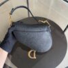 Dior Mini Soft Saddle Bag with Strap