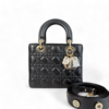 Dior Lady Small Black Gold Hardware