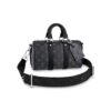 LOUIS VUITTON keepall 25 metal black warrior crossbody bag