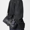 LOUIS VUITTON keepall 25 metal black warrior crossbody bag