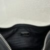 PRADA Re-Edition 2005 Classic Silver Buckle Triangle Logo Hobo Underarm Bag