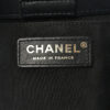 Chanel  Calfskin Quilted CC Chain Accordion Tote Black