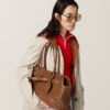 Aventure nappa leather bag  Large